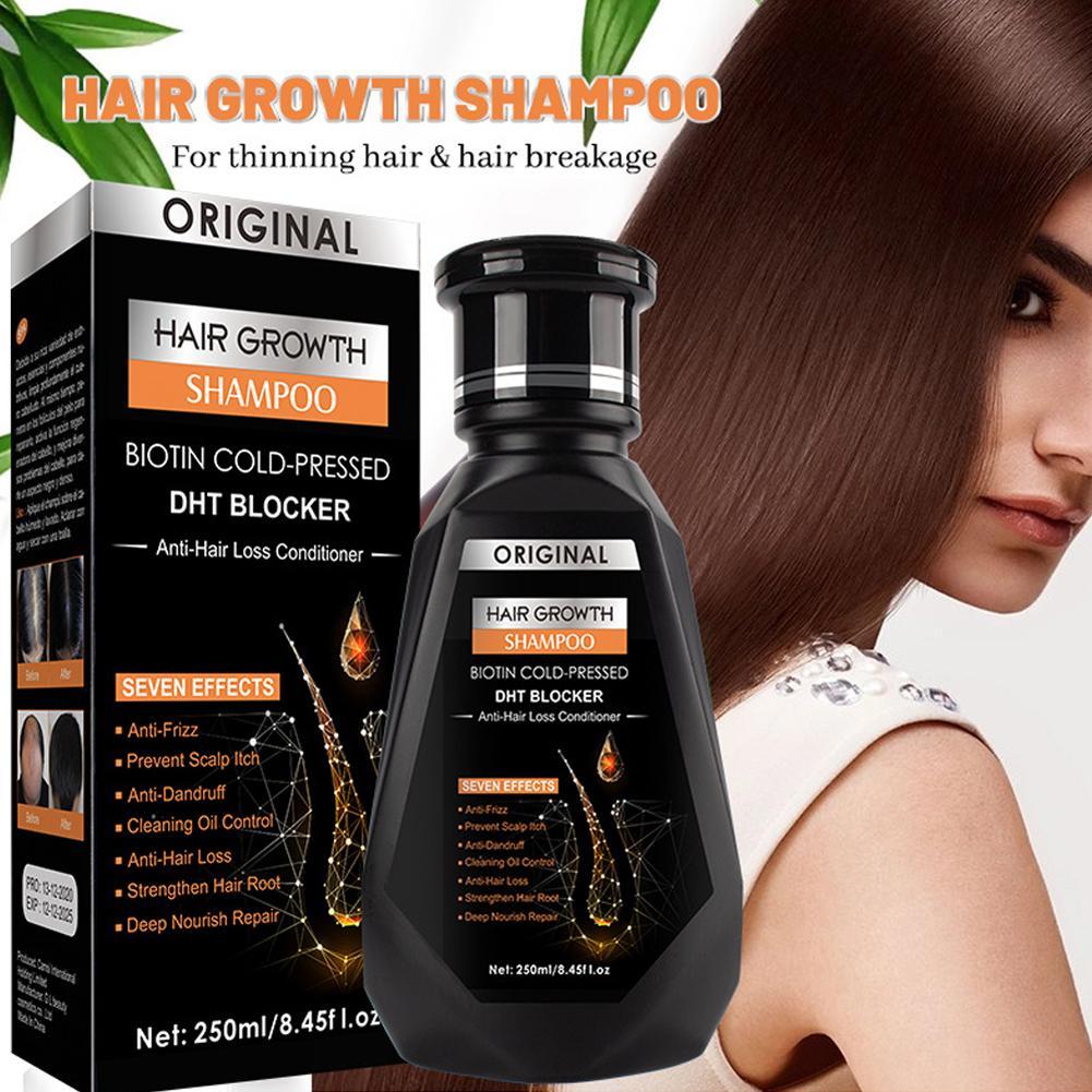Hair Care Products - Shampoing à la biotine avec peigne,