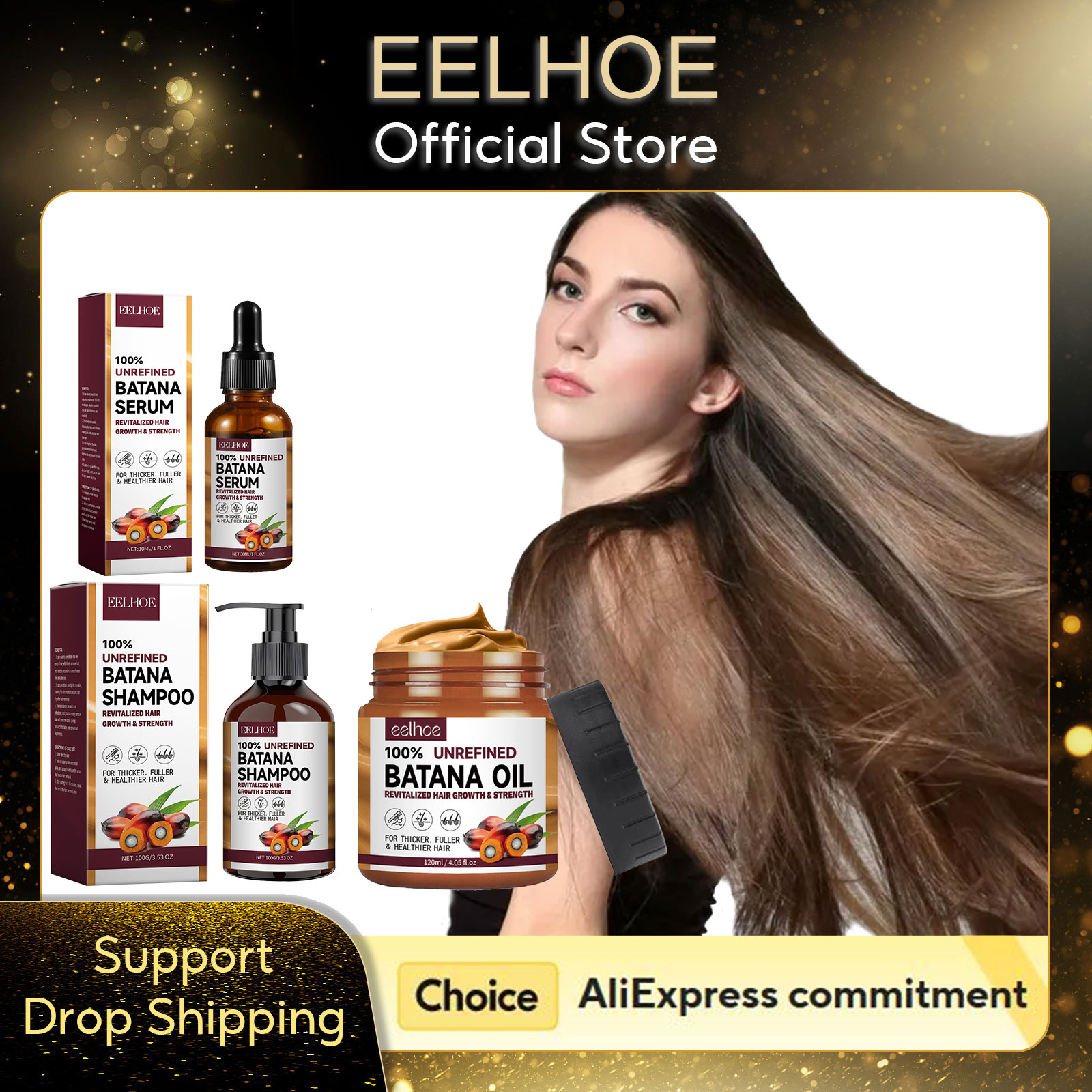Hair Care Products - EELHOE huile de Batana naturelle hydratant